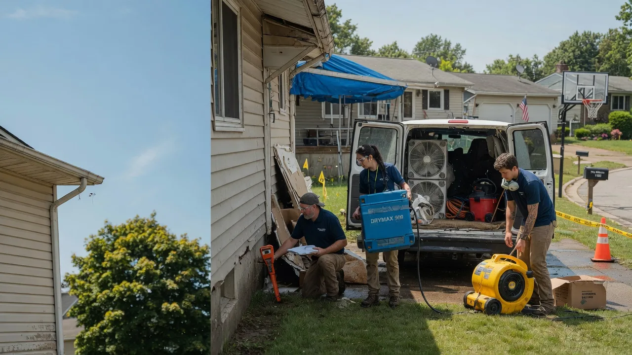 Ceiling Leak Cleanup in Sharpsville, IN near me